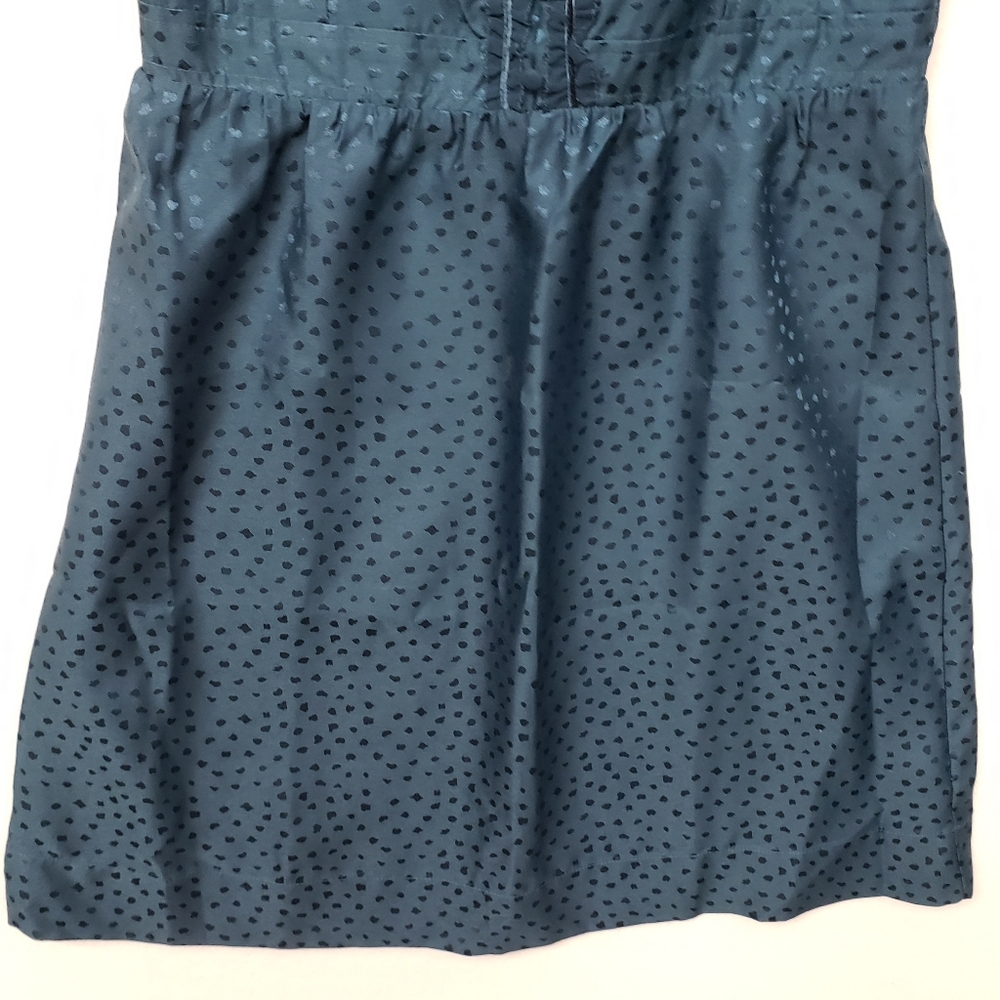 American Eagle Outfitters Sz 4 Emerald Green Dress New Thin Strap Pinup Coquette - Picture 5 of 6